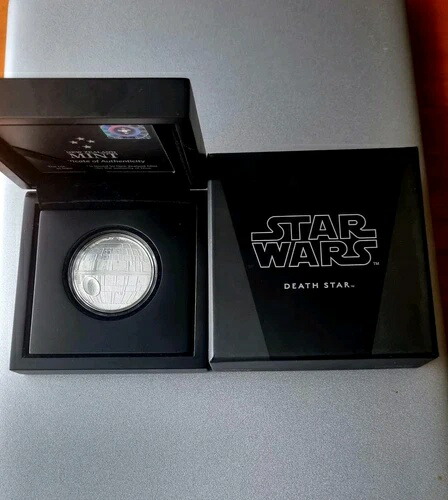 スター・ウォーズ デス・スター 1オンス .999 2020年 シルバーコイン 箱・鑑定書付き