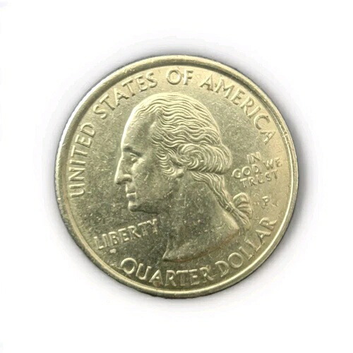 1999年 デラウェア州 1787年 初代州 25セント硬貨（素晴らしい状態）