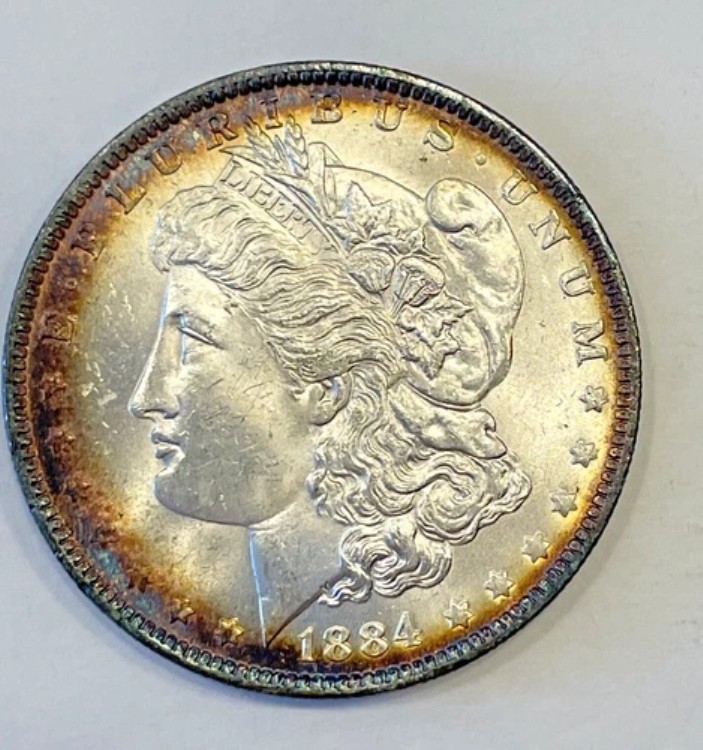 1884年 O モルガン シルバードル 未流通 美しい色合い 90% 銀｜WORLD RESOURCE【KING店】