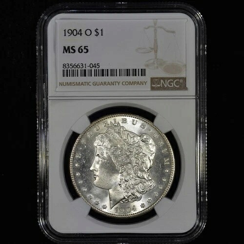 1904-O モーガン シルバー ドル ? NGC MS-65 ? 1 ドル 未流通 UNC コイン 045 ?信頼済み?｜WORLD RESOURCE【KING店】