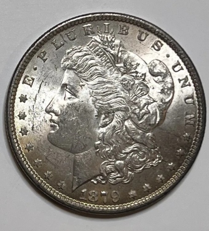 1879 P モルガン シルバー ダラー $1 素晴らしい打痕、素晴らしい光沢 !!｜WORLD RESOURCE【KING店】