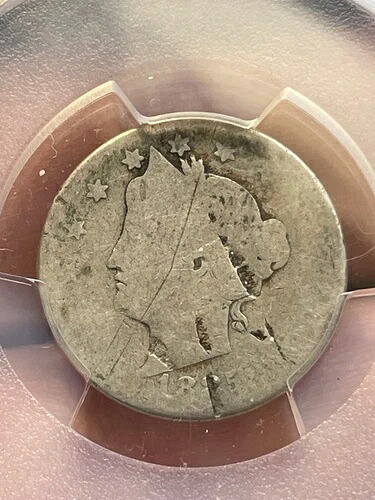 1885年 リバティヘッド V ニッケル 5セント硬貨 - キーデート、PCGS認定｜WORLD RESOURCE【KING店】
