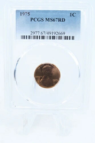 1975-P PCGS MS67RD リンカーン記念セント ビジネスストライク 1C｜WORLD RESOURCE【KING店】