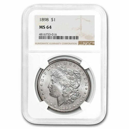 1898年モルガン・ダラー MS-64 NGC 87,120円
