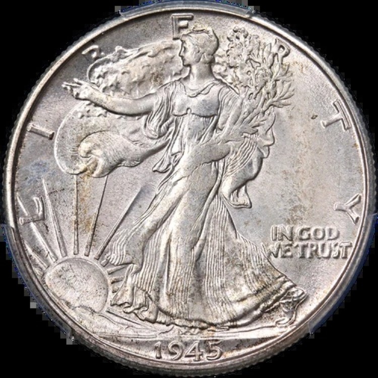 1945-D ウォーキング・リバティ・ハーフ PCGS MS66 素晴らしい外観 素晴らしいストライク｜WORLD RESOURCE【KING店】