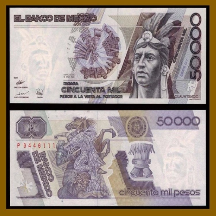 楽天市場】メキシコ、20,000 ペソ、メキシコ銀行、1989 年 3 月 28 日