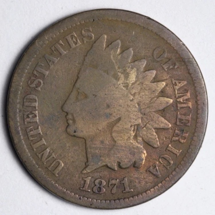 1871年インディアンヘッドセントペニー 良品 E118 JWEM｜WORLD RESOURCE【KING店】 87,120円