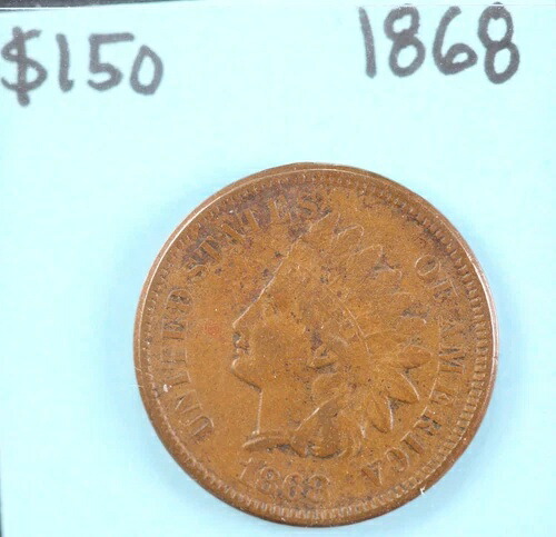 1868年インディアンヘッドセント、流通アフォーダブルコイン、店舗番号23090209｜WORLD RESOURCE【KING店】
