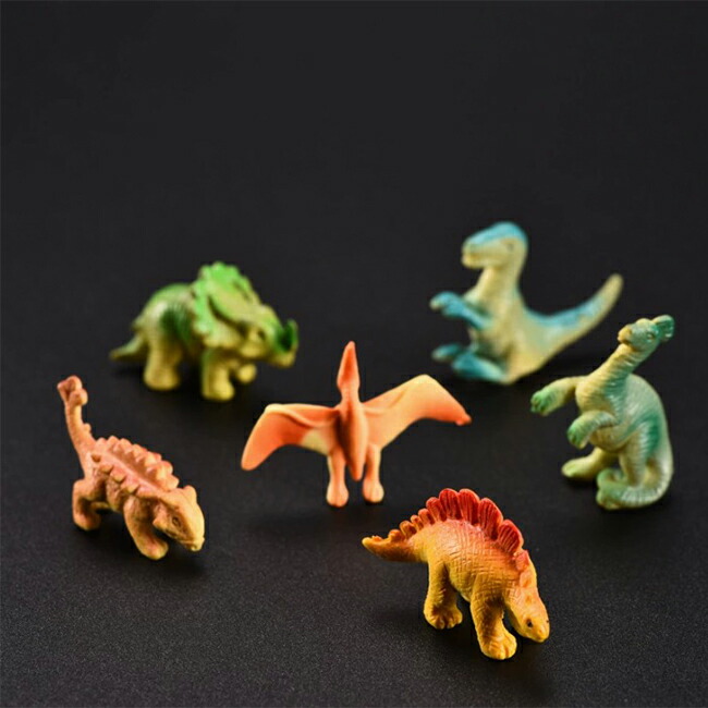 楽天市場】恐竜フィギュア 9体 セット おもしろ消しゴムミニチュア