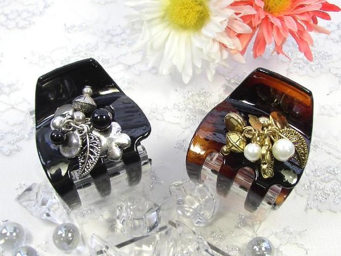 楽天市場】フランス製 バンスクリップ 中サイズ 透かしデザイン