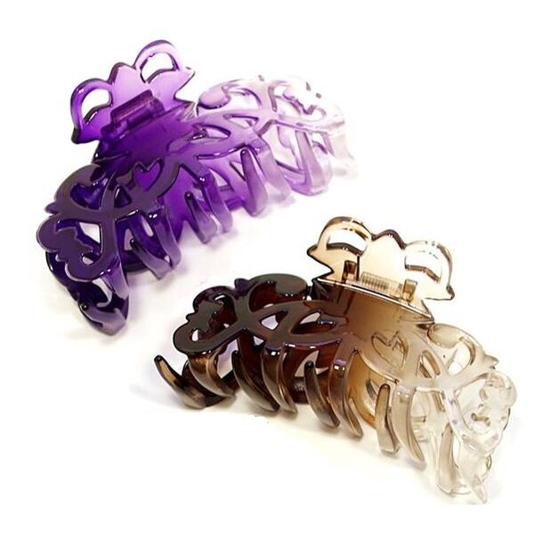 SWAROVSKI ヘアクリップ フラワーモチーフ ラインストーン パヴェ SWAROVSKI ヘアクリップ フラワーモチーフ ラインストーン パヴェ