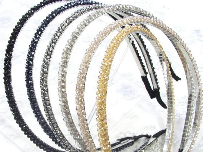 楽天市場】【残り2p】カチューシャ キラキラ 18粒 スワロフスキー