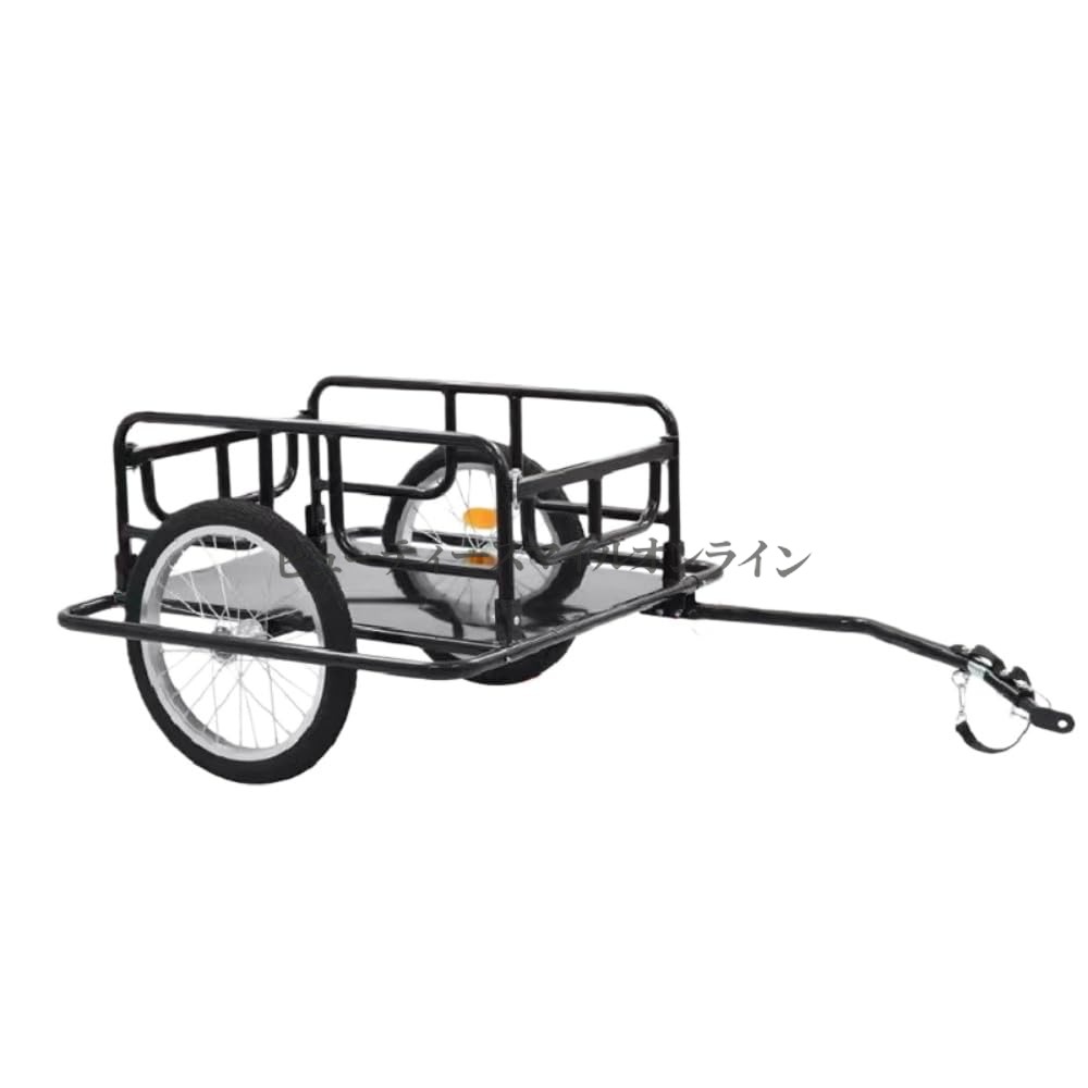 自転車用トレーラー 耐荷重60kg 折りたたみ式フレーム ダブルホイール設計 軽量で組み立て簡単 ペットカートから荷物運搬まで対応 プロ仕様マルチユースサイクルトレーラー 貨物用トロリー 省スペース収納可能 家庭用からアウトドア利用まで｜ViViva