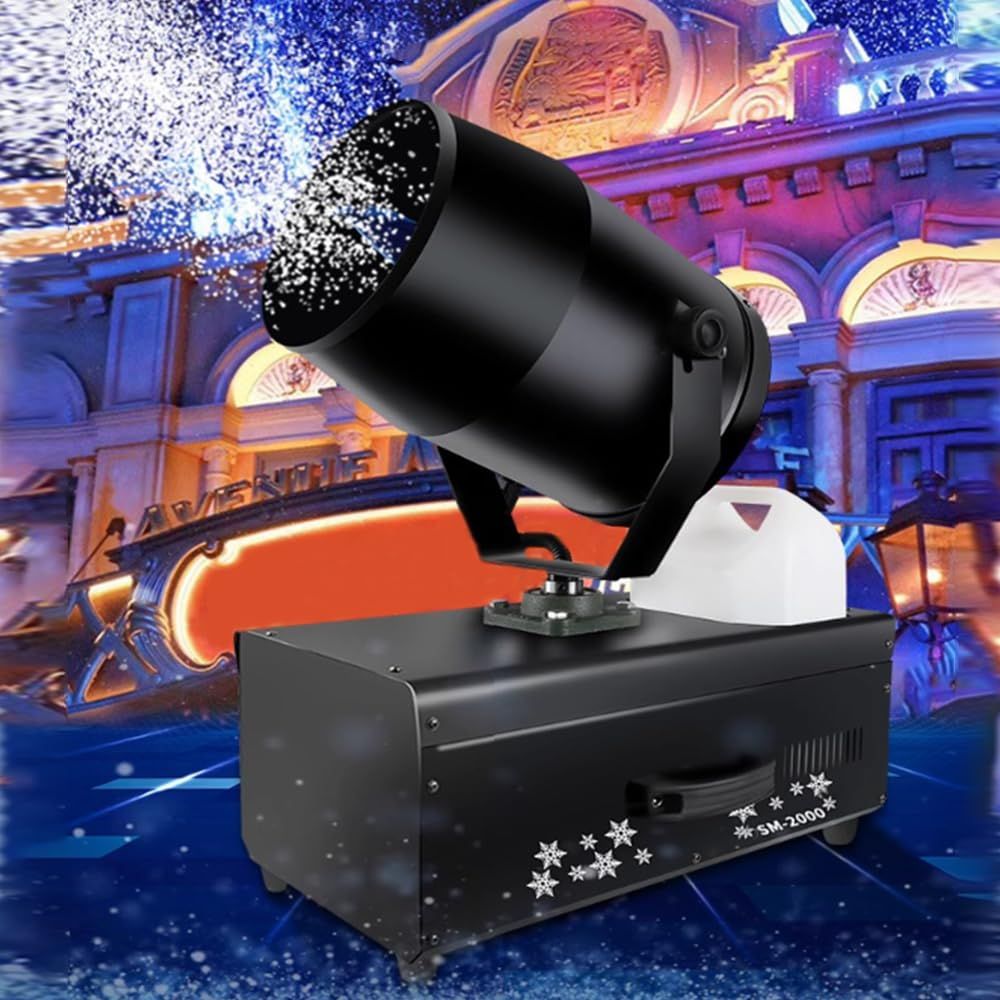 大型スノーマシン 2000W 120°スイング 噴射距離 5~8M コントローラー付き クリスマス DJ ステージ用 泡スノーメーカー|ViViva