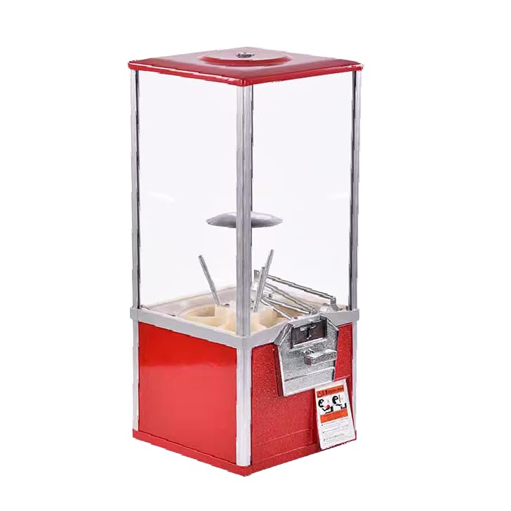 ガチャガチャ 本体 業務用 赤色 100 円硬貨用 レトロ カプセルマシン ガチャマシン イベント 660*270*300mm カプセル 45mm 55mm 対応