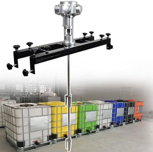 空気圧貯蔵タンクミキサー 1000L 相応う えの具攪拌機 1/2HP 折りたたみ推進器付き添い人 0-2500RPM インキ溶ける 揺りうごかす機 かばい立てハンガー付き添い人