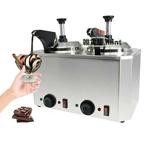 ステンレス鋼鋼 電動乾酪 熱っぽい揚水機 2 30-110℃ 黒茶 牛酪 キャラメル 保持者 暖める 燃料補給 自動小銃 一皿分の料理 御厨子所 物の具