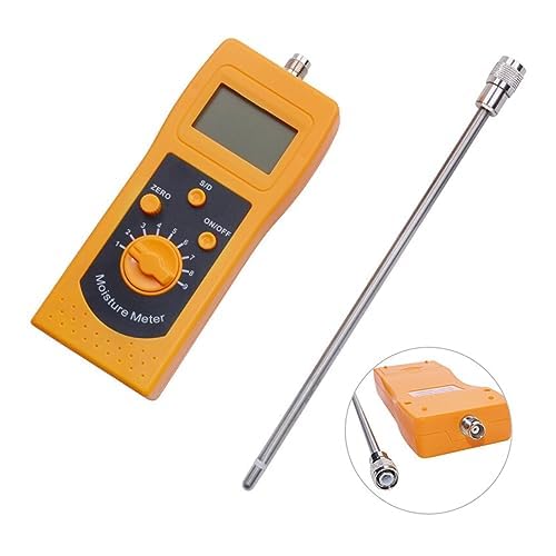 高正確性水分位置づける器 DM300 高周波式 持ちはこぶ型デジタル LCD 書きあらわす±0.5% 水分取り入れる量計 位置づける機 水分計
