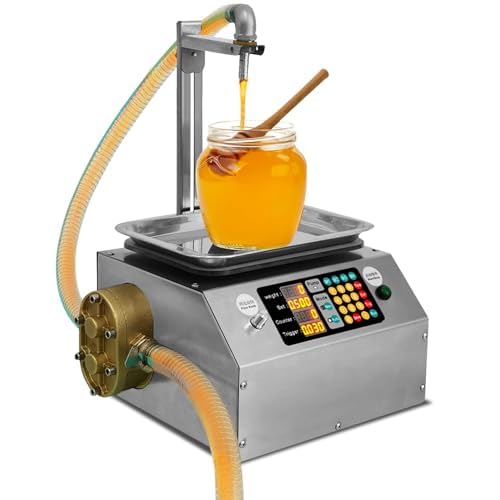 高慥かさ称量詰め直す機 20ml-10000ml 15L/時間 蠕動揚水機 ハニーバーベキューソースオイルペイント用流動物詰め直す機 能率的な称量機