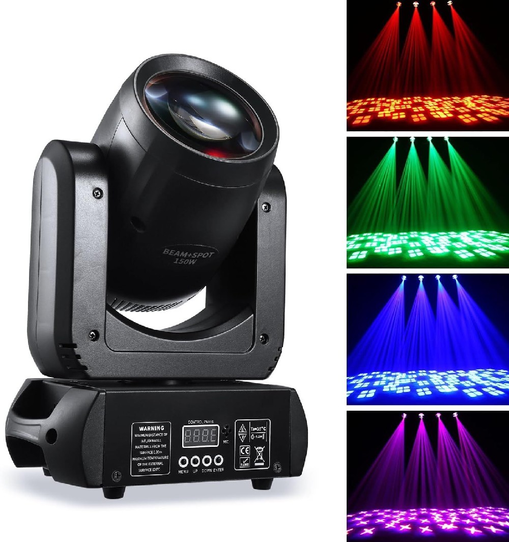 ミニコンパクトムービングヘッドライト 100W DMX 音声化学反応 8GOBO 8色プリズムステージビーム DJ 演奏会 寄り合い 華燭の典 赤ちょうちん用