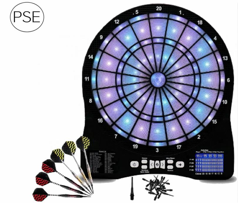 電子ダーツボードセット、LED自動採点発光電子ダーツセット、ソフトチップ電子ダーツボード、大人用、子供用、マルチプレイヤー、さまざまなゲーム会場用 PSE認証
