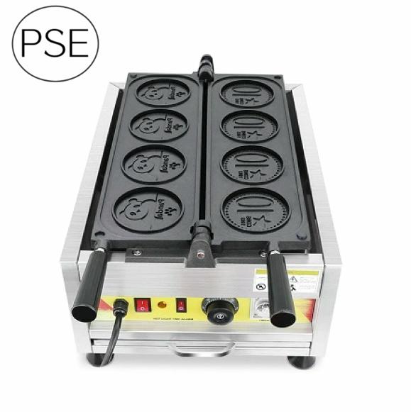 公許済 御勤め用身寄り用 LPG 屁っ放り ポンチ絵パンダラウンドコインワッフルメーカー ベーキングマシン