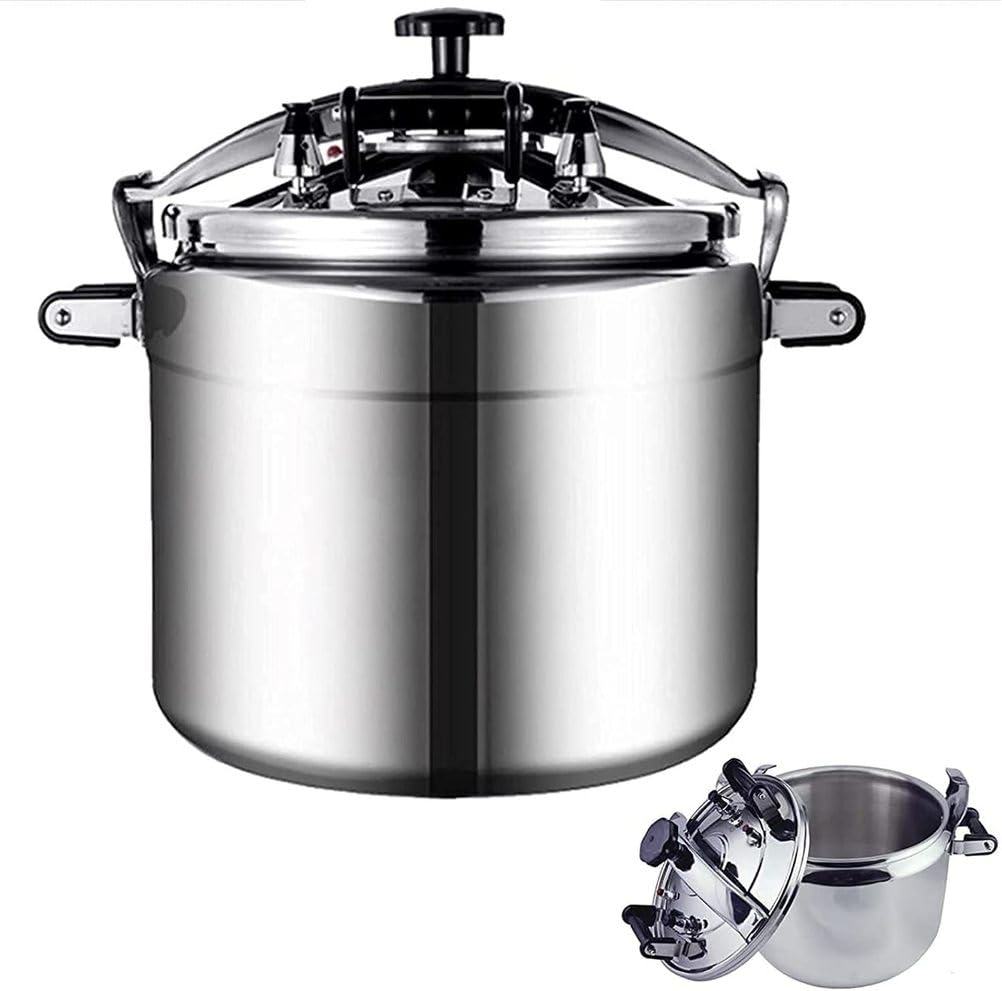 お勤め用 超大型 翦断応力鍋 7L-70L ステンレス鋼鋼 ih相応う ル熱源 高圧 防爆 安全性のある鍵を掛ける 気密性思わしい 泊まり お食事処 身寄り用 両手なべ 捏ち上げる飾り気の無い 全能煮焼き物の具 鍋・フライパン-圧力鍋-キッチン用品・食器・調理器具