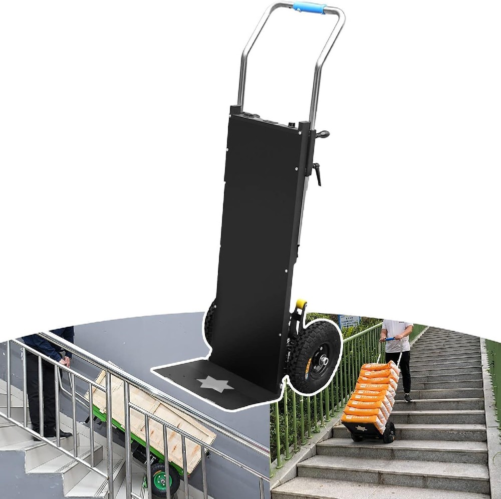 電動お手々路面電車 1200W ブラシレスモーター 上がり段登れる手押し車 伸縮手持ち部分 インフレータブルラバーホイール 48V 24A 昇降手押し車