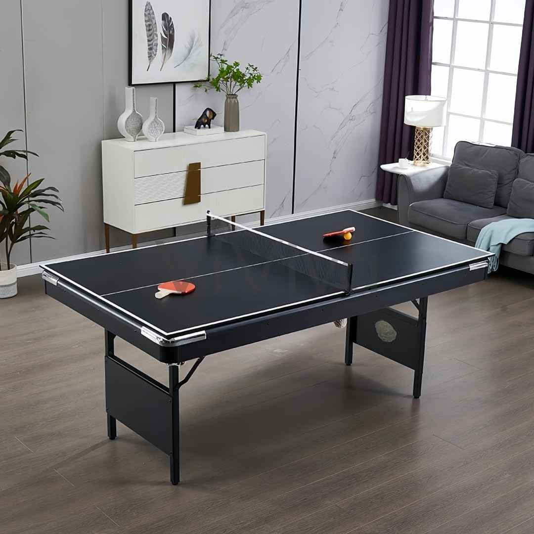 【ポイント5倍!特定商品!7月限定!】ビリヤード台 billiard table テーブル 6フィート 球 キュー フルセット 折りたたみ式 ビリヤードテーブル 安定性良好(付属品セット付き)子供と大人用 誕生日 クリスマスプレゼント 便利な収納|ViViva