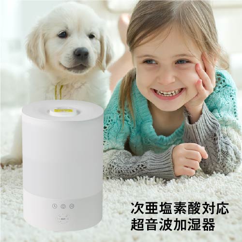 楽天市場】超音波加湿器 次亜塩素酸水 対応 空間噴霧推奨 加湿器 除菌