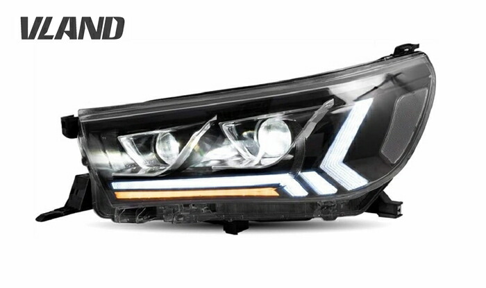 楽天市場】FJ クルーザー LED ヘッド ライト 流れる ウインカー フロントグリル VLAND : Vland Lamp