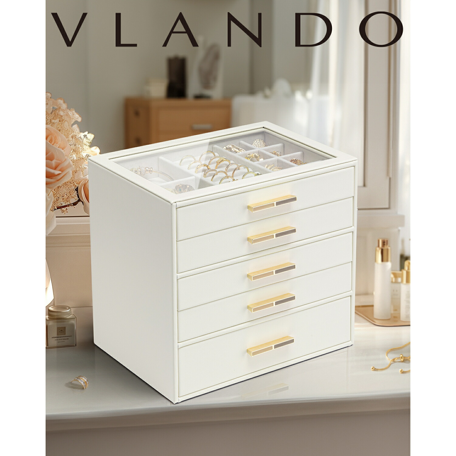 Vlando 大容量 ジュエリーボックス 6段式/Y23470-P2 20250214190452_5.jpg