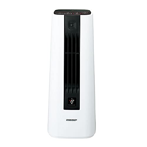 シャープ 小型 セラミックファンヒーター 暖房 6(8)畳 / プラズマクラスター 7000 6畳 空気浄化 ホワイト HX-PS1-W｜VlookupStore 店