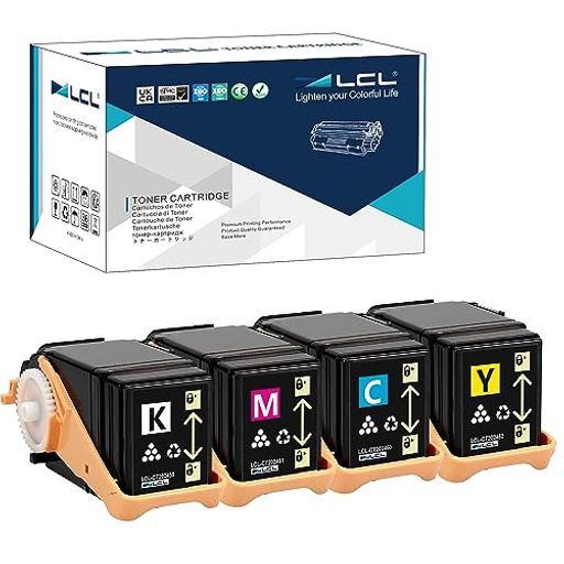 LCL Xerox用 富士ゼロックス用 CT202459 CT202460 CT202461 CT202462 互換トナーカートリッジ (4色セット ブラック シアン マゼンタ イエロー) 対応機種:Fuji Xerox DocuPint C3450 d｜VlookupStore 店