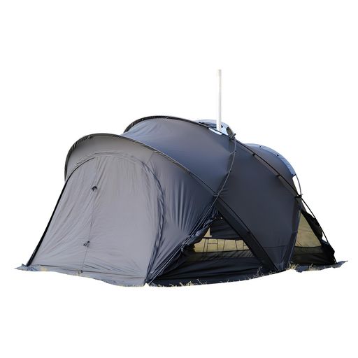「SheltaPod」「G-TENT-M200」シェルターテントドームテントシェルタードーム幅350cm煙突穴付きUPF50+防水通気性虫よけ4ポール自立式4-6人用リビングルーム70DナイロンPUコーティングアルミポール