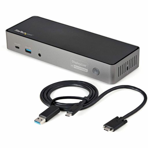StarTech.comドック/USB-A\u0026C/3画面/4K60HzHDMIDP/85WPD/6xUSB/ローカルエリアネットワーク