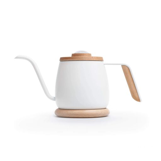 SimpleRealTAMAGO細口ミニコーヒードリップケトル.熱度計付き添い人で軽さ電磁膳立て器相応う.茶の葉相応う.白いこと350mL