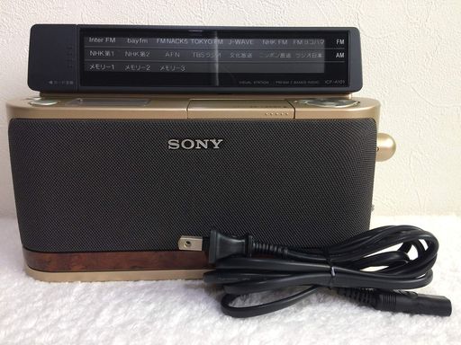 SONY FM/AM 老人ホームラジオ受信機 A101 ゴールド ICF-A101/N