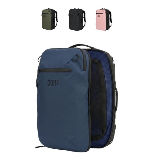 [COR Surf] Flight承認済み機内持ち込みラップトップトラベルバックパック | ビジネスイークエンダー ラゲッジバックパック 男女兼用, 2.0 - マットブラック。,40L、ネイビーブルー。｜VlookupStore 店