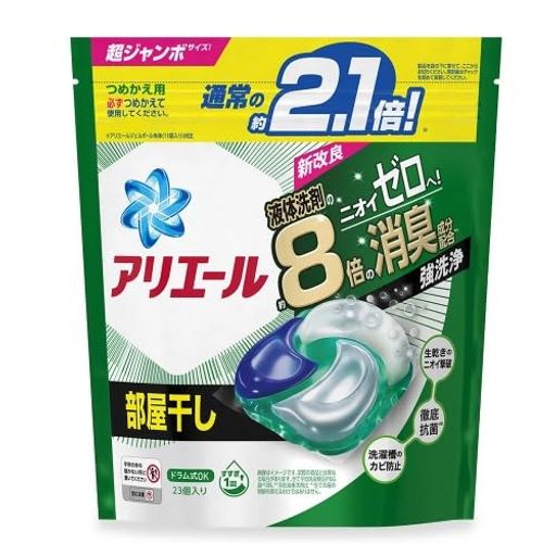 楽天市場】P&Gアリエールジェルボール4D部屋干し用メガJ70個 : U-JIN