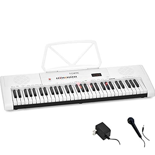 □ TORTE トルテ 電子キーボード 61鍵盤 TSDK-61 マイク付き Amazon.co.jp: TORTE トルテ 電子キーボード 61鍵盤 日本語表記