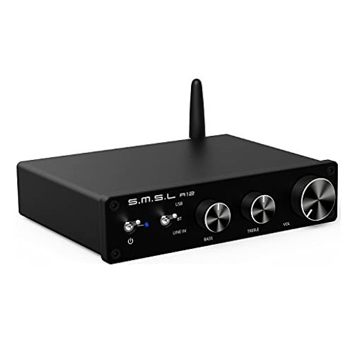 S.M.S.天使の都市12オーディオアンプリファイアー、HiFi2通信路低音部とトレブルコントロール付き添い人、Bluetooth5.0ステレオ社会階級D力強さアンプリファイアー、Infineon-MA12070心付けを積み上げる、身寄り用パッシブスピーカーに適しています