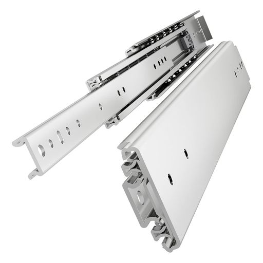 VADANIA超重量用スライドレール1400mm#A76幅76mm/140kg耐荷重3段フルエクステンション産業用サイドマウントレール左右1セット
