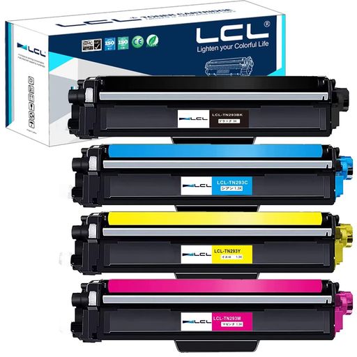 LCLBrother用ブラザー用TN-293TN293(4色セットブラックシアンマゼンタイエロー)互換トナーカートリッジ対応機種:BrotherMFC-L3770CDWHL-L3230CDW