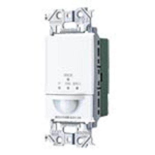 パナソニック(Panasonic)トイレ壁取付熱線センサ付自動スイッチ適合LED専用1.2A・換気扇連動用マットホワイトWTA13749W