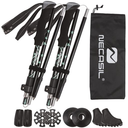 楽天市場】Overmontトレッキングポールカーボン2本セット超軽量105-125