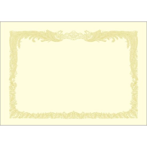 ササガワ(Sasagawa)賞状用紙タカ印OA対応縦書き用クリームA4100枚10-1167