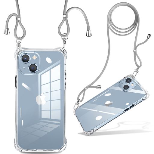 楽天市場】iPhone 14 ケース クリア 透明 ショルダー 調節可能 肩がけ