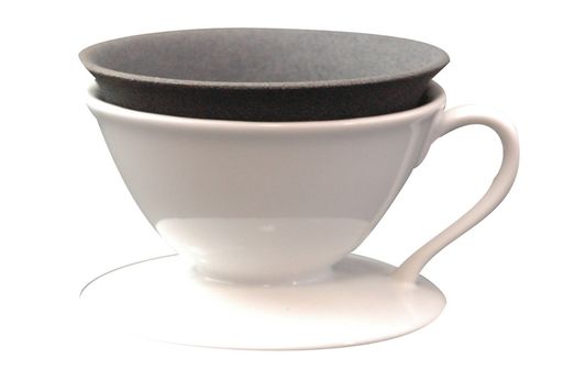 東洋セラミックス有田焼ニューセラミックフィルター(ドリッパー付き)ホワイトB028フィルター:11.0x5.5cm、ドリッパー:10.5x12.5x7.2cm(セット時:13.0x11.0x8.0cm) 4,574円