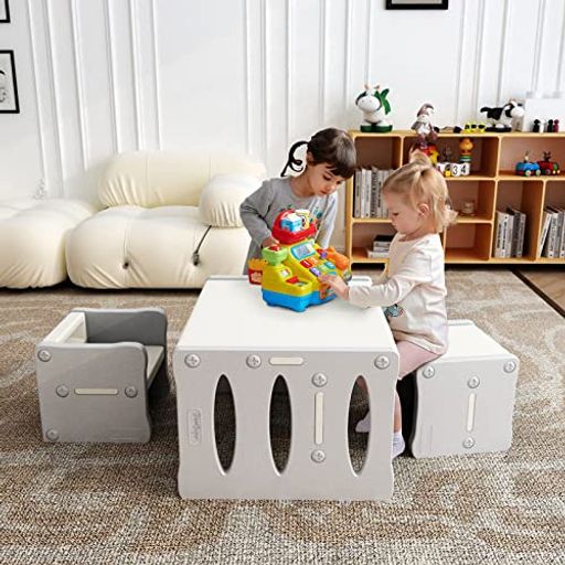 【在庫処分】hoopyosms 子供用テーブルと椅子3点セット 多機能アクティビ Amazon.co.jp: hoopyosms 子供用テーブルと椅子3点セット 多機能